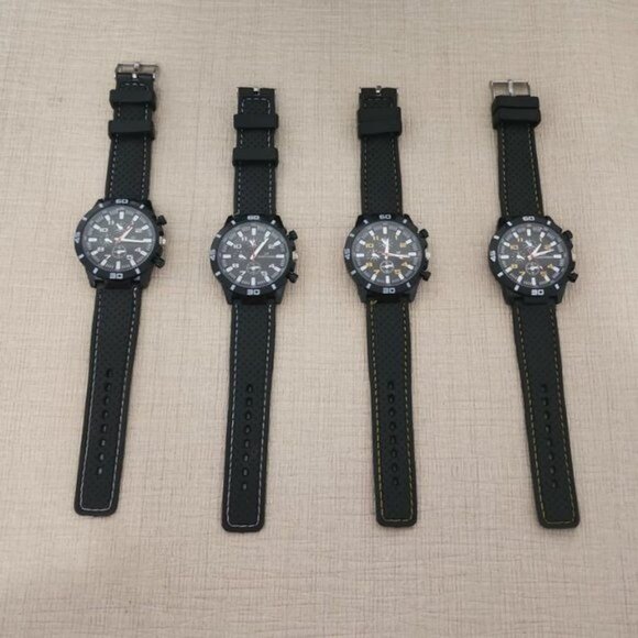 Mens GT F1 Grand Touring Sports Watch Quartz Analog Silicone Band - Picture 6 of 6